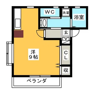 サンピュアタカスII【1階】の間取り