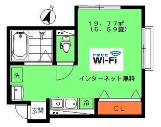 まるなか庵【2階】の間取り