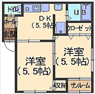 Grace Court【1階】の間取り