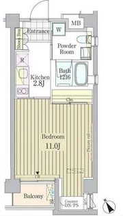 ガーデン原宿【4階】の間取り