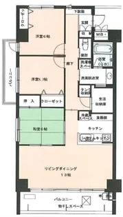 3LDKの間取り画像