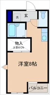 ハイツカメーリアII【1階】の間取り