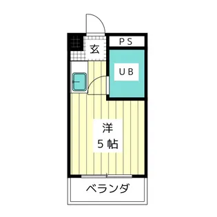 サンシャイン隼人【1階】の間取り