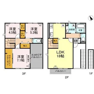 広島県呉市天応南町【アパート】の間取り