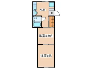 カーサ湘南【2階】の間取り