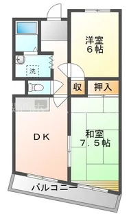 ロイヤルハイツ木村2号館【2階】の間取り
