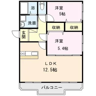 サザンウインド【2階】の間取り