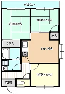 岡山県玉野市田井5【マンション】の間取り