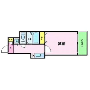 スカイコートヌーベル神田【5階】の間取り