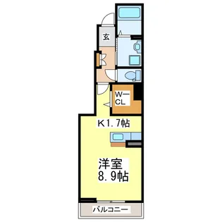 ムーンライト桜I【1階】の間取り