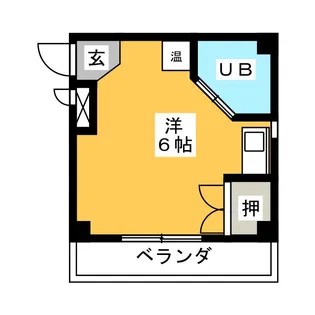 堀田朝日マンション【2階】の間取り