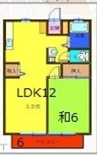 サニーヒルズ【2階】の間取り
