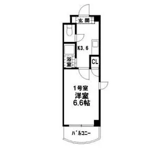 ドエル南本町【5階】の間取り