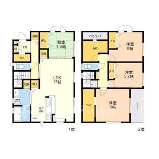 熊本県菊池郡大津町大字大津【一戸建】の間取り