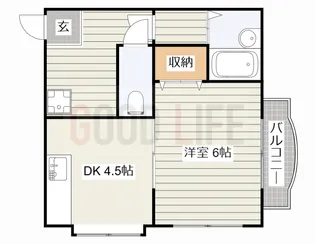 兵庫県加古郡播磨町東野添2【アパート】の間取り
