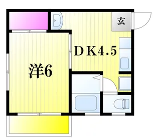 コーポメグミ【2階】の間取り