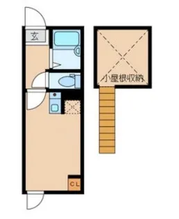 東京都足立区千住仲町【アパート】の間取り