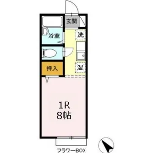 たかおか荘【2階】の間取り