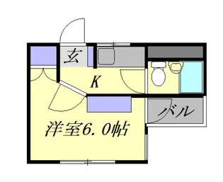 エステート昭和【3階】の間取り