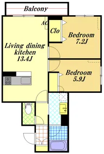 パルクソレイユ【3階】の間取り