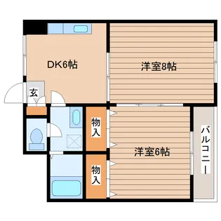 アカデメイアおたまや【3階】の間取り
