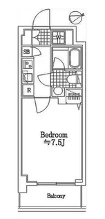 シースペース小金井【2階】の間取り