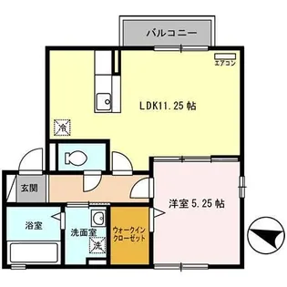 ペシュール田屋町【2階】の間取り