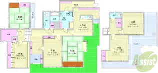 宮城県仙台市青葉区国見3【一戸建】の間取り