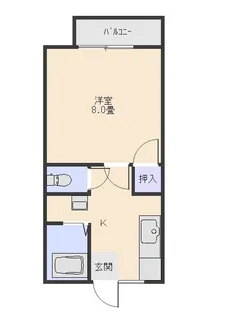 ルミネハイツA【2階】の間取り