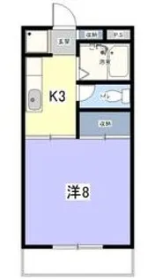 ヴィラネルI【1階】の間取り