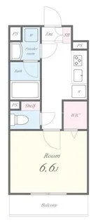 フィレール南千住【2階】の間取り
