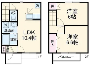 茨城県笠間市五平【一戸建】の間取り