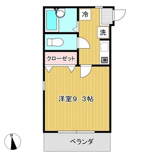 シャトーレタナカ【2階】の間取り