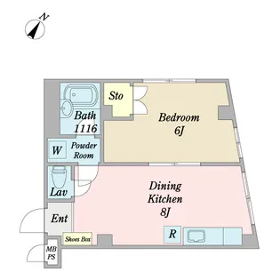 ワイズフラット【3階】の間取り