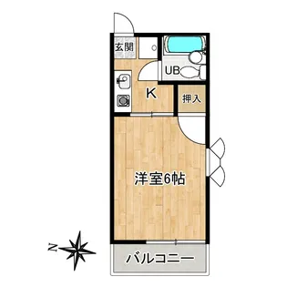 クレールハサマ【2階】の間取り