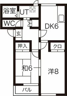 クレーネA棟【2階】の間取り