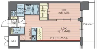 プレジオ川口ASIAN【9階】の間取り