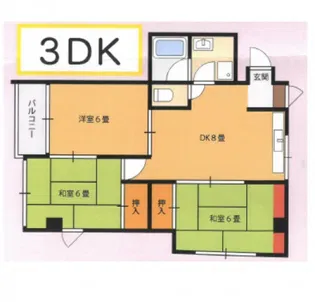 大倉ビル【3階】の間取り