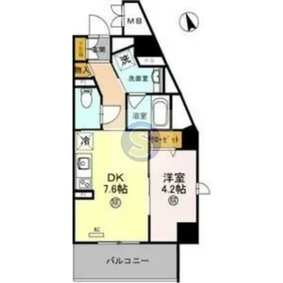 フォルテ福島【3階】の間取り