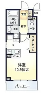 1Rの間取り画像