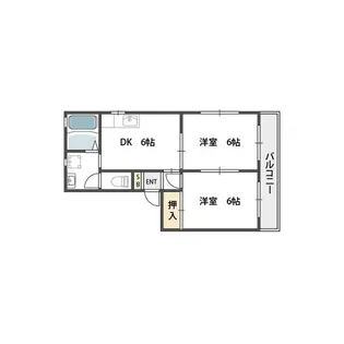 フレグランス【2階】の間取り