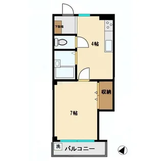 中村ハイツ【2階】の間取り