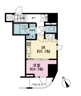 ライオンズミレス蔵前【3階】の間取り