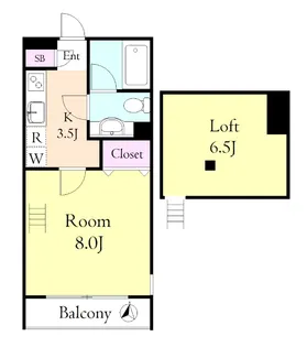 コンフォートM&N【1階】の間取り