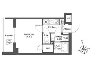 AIFLAT桜上水【2階】の間取り