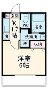 アリロッセ新鎌ヶ谷【2階】の間取り