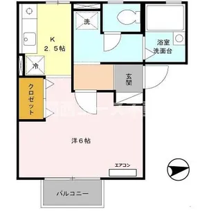 ラフィーネ・吉井【1階】の間取り