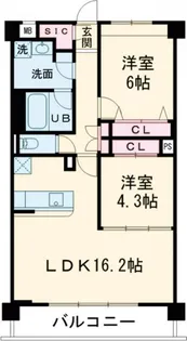 アーバン トレジャー ケヤキ【3階】の間取り