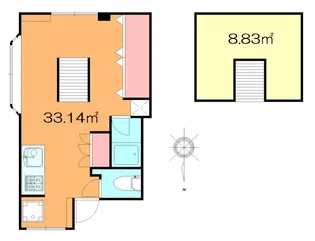 東京都新宿区新宿6【マンション】の間取り