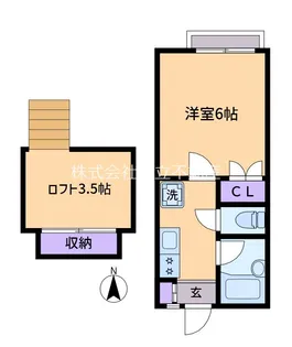 ハイツ マーガレット【2階】の間取り